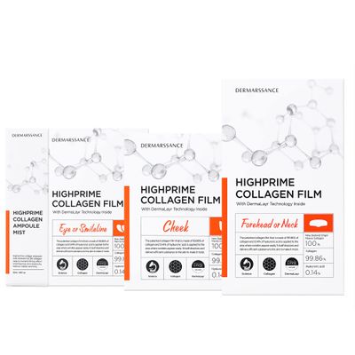 DERMARSSANCE Highprime Collagen Film & Mist Kit - Full Set for 5 Sessions