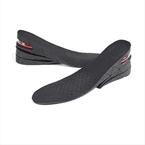 1Pairs Height Increase Insole, Breathable Memory Foam Full Length Height Increase Insole, Invisible Inner Insole for Unisex Men Women Comfortable Breathable Replacement Insoles4 Layer