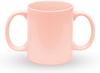 ANCIENT IMPEX Ceramic Dual Handle Mug for Secure Hold | BPA-FREE Double Handled Ceramic Mugs to Aid Tremors | 11.83 US Fl. Oz. (350 Ml) - Peach Color view 1