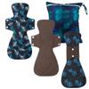 4 Pieces Set 1 Piece Medium Wet Bag + 3 Pieces 16 Inch Regular Cloth Mama Cloth/Menstrual Pads/Reusable Sanitary Pads view 1