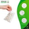 PUREVACY Clear Gusseted Poly Bags, 5 x 4 x 18 Inch. 100 Pack Side Gusseted Plastic Bags 1 Mil. Leakproof, for Packaging, Favors, Fruits, Grains, Coffee Beans view 4