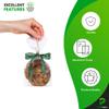 PUREVACY Clear Gusseted Poly Bags - 4 x 2 x 8 Inch, 1000 Pack Side Gusseted Plastic Bags, Leakproof, For Packaging, Gifts, Favors, Fruits, Grains, Coffee Beans view 4