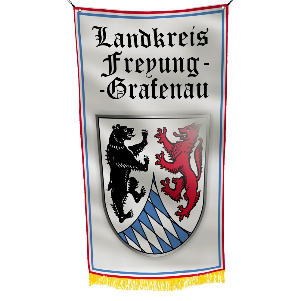 Bayern Landkreis Freyung-Grafenau Germany 3x5 feet Flag Banner Vivid Color Double Stitched Brass Grommets