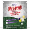 Amazon Brand - Presto! Triple Action Dishwasher Pacs, Lemon Scent, 90 Count view 1