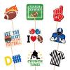 144PCS Football Game Cupcake Toppers Toothpicks - Game Day Sports Party Supplies Cake Picks Decorations Favors view 1
