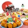 144PCS Football Game Cupcake Toppers Toothpicks - Game Day Sports Party Supplies Cake Picks Decorations Favors view 3
