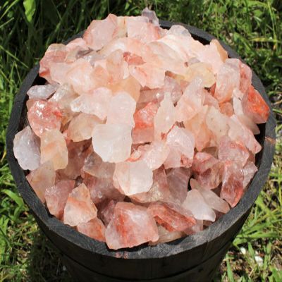 1000 Carat Lot Bulk Natural Rough Fire Quartz, Raw Crystal Hematoid (200 Grams)