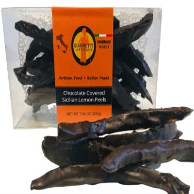Giannetti Artisans Chocolate Covered Italian Lemon Peels - (2-Pack)