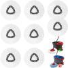 8 Pack Spin Mop Replacement Heads, 100% Microfiber Spin Mop Refill for Easy Wring Compatible with Triangle Spin Mop, 360 Degree Spinning Mop Replace Head for Floor Cleaning view 1