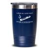Cigar Tumbler Smoke a good cigar Funny Gift For Cigar Lover 20oz, Blue view 1