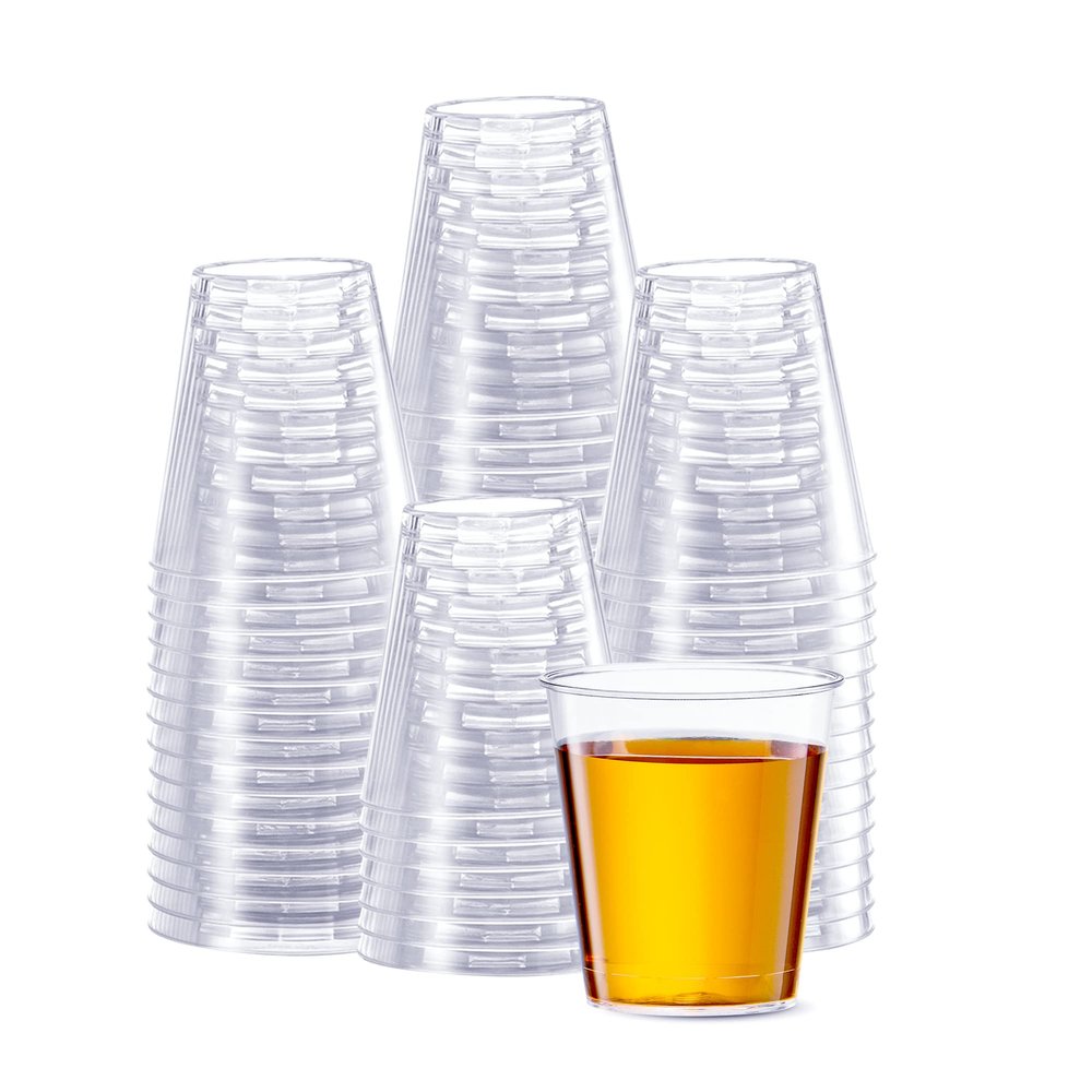 SETUP [2 oz. - 500 Count Clear Hard Plastic Shot Glasses - Disposable Shot Cups (Formerly Comfy Package)