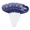 GRAPHICS & MORE Trump 2024 Heart Love Cupcake Picks Toppers Decoration Set of 6 view 1