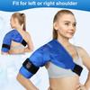 Atsuwell Neck Shoulder Ice Pack Wrap for Injuries Reusable Gel, Cold Compress Therapy for Swelling, Bruises, Sprain, Surgery Recovery view 3