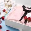 BLK&WH Extra Large Gift Box with Ribbon - 16.3x14.2x5 Inches, White Bridesmaid Proposal Box for Large Gifts view 2