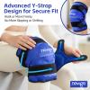 NEWGO Knee Ice Pack Wrap, Ice Pack for Knees Cold Compression Therapy for Knee Replacement Surgery, Arthritis Pain, ACL, Swelling, Sports Injuries (21.7" x 9.8") - Blue view 4