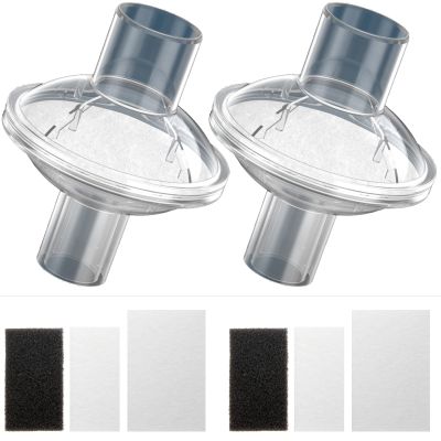 2 Packs Fit-Inline CPAP Filter for Dreamstation -Everness CPAP Filters for 22MM Tubing Machines, Filter Particles DegradedEnsure Super Fresh Air