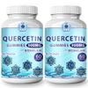 (2 Pack) Quercetin Gummies - Quercetin with Bromelain Vitamin C + Zinc Vitamin D3  Chewable Quercetin 900mg Supplements - Quercetin for Kids and Adults (2) view 1