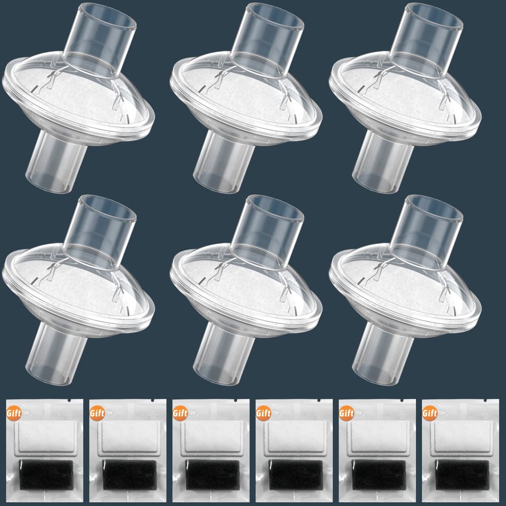 Biocomma CPAP Filter BiPAP Filter for 22MM Tubing Machines (6)