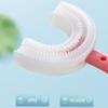 LandVK's U Shaped Toothbrush for Kids Manual Whitening Toothbrush Silicone Brush Head for Kids Children Infant Toothbrush For 2-6 Years Mouth-Cleaning (Multicolor, Pack of 2) view 2