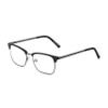 Foster Grant mens Perkins Pop of Power Bifocal Style Blue Light Reading Glasses, Matte Black, 52mm US view 1