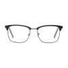 Foster Grant mens Perkins Pop of Power Bifocal Style Blue Light Reading Glasses, Matte Black, 52mm US view 2