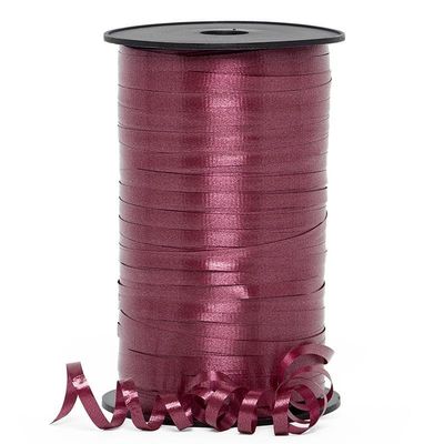 3/16" Premium Crimped Curling Ribbon - 3/16" X 500 Yds - Marsala - Roll 1