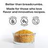 PORQ Artisanal Fried Pork Rinds, Panko Crumbs, Breadless Alternative to Bread Crumbs, Zero Carbs, Gluten Free & Keto Friendly, 10.5-Ounce Bottle (Pack of 2) view 3