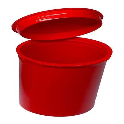 EVO Plastics| 30 Pack of Pop Top Containers DRAM 13 Bottles (Red)- USA MADE - Child Resistant - Smell-Proof Container - Pill Vials - Dry Herb Bottle