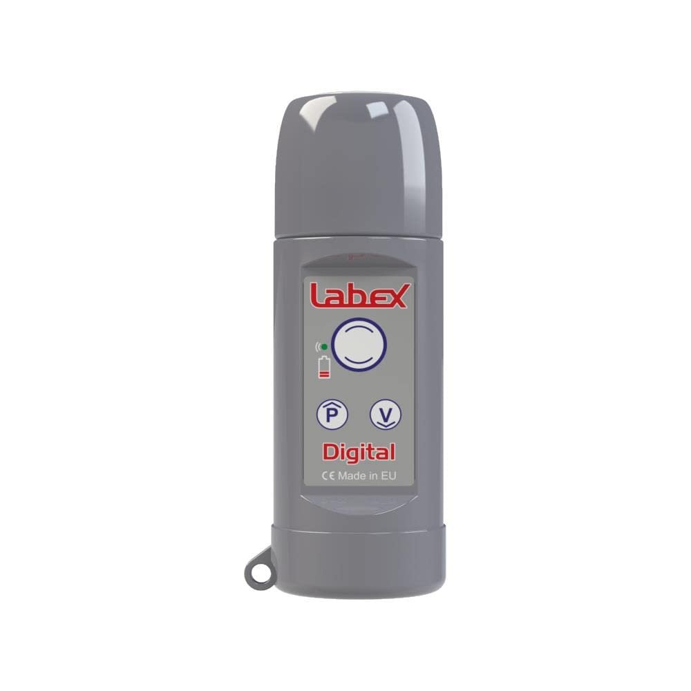 LABEX Digital Electrolarynx Gray, Electronic Speaking Device for Laryngectomees, Artificial Larynx by Labex (Great Sound & Adjustable Tone at Economic Price)