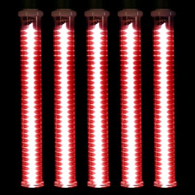5 Pack 24" Red Snowfall Tubes