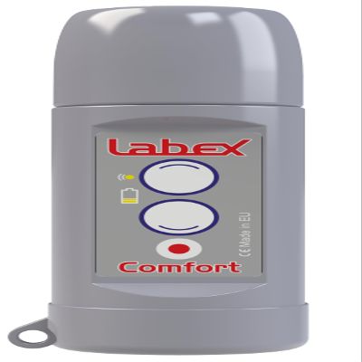 LABEX Comfort Electrolarynx, Electronic Speaking Device for Laryngectomees, Artificial Larynx by Labex (Extended Functionality & Two Adjustable Talk Buttons) (Gray)