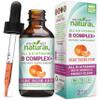 Why Not Natural Vitamin B Complex Liquid Drops - Supplement for Women - Vegan and Sublingual Forms of B1 B2 B3 B5 B6 Biotin Folate and Choline - Plus Blend for Energy Support view 1