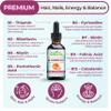 Why Not Natural Vitamin B Complex Liquid Drops - Supplement for Women - Vegan and Sublingual Forms of B1 B2 B3 B5 B6 Biotin Folate and Choline - Plus Blend for Energy Support view 2