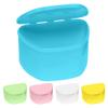Denture Cases 5 Color Pack - Dental Box For Artificial Teeth, Mouth Guard, Night Guard, Gum Shields, Retainer - Denture Bath Container for Women and Men - Travel Denture Cup by PlastCare USA view 1