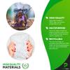 PUREVACY Gusseted Plastic Bags, 8 x 4 x 18 Inches. Pack of 1000 Clear Gusseted Poly Bags. 2 Mil Polyethylene Flat Bottom Bag with Side Gusset. Plastic Bread Bag. Clear Baggies for Treats view 3