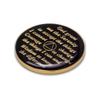 7 Year Sobriety Coin | Triplate AA Chip Recovery Anniversary Token (Black) view 4