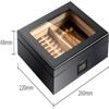 HongLianRiven Cigar Box Humidor Humidity Humidor, Display Cigar Storage Display Box, Desktop Humidor with Separator view 3