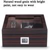 Cigar Box Humidor Cigar Ashtray Cigar Cover Transparent Window Cedar Wood Hollow Partition (Color : Brown, Size : 322811cm) view 2