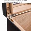 Cigar Box Humidor Cigar Ashtray Cigar Cover Transparent Window Cedar Wood Hollow Partition (Color : Brown, Size : 322811cm) view 3