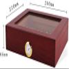 Cigar Box Humidor Cigar Humidor, Cigar Storage Box with High Transparency Skylight, Wooden Cigar Box view 2