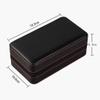 HongLianRiven Cigar Box Humidor Portable Travel Cigar Storage Bag, Wooden Humidor with Built-in Cedar Wood Moisturizing Tank view 3
