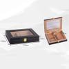 HongLianRiven Cigar Box Humidor Cigar Humidor, Cedar Wood Cigar Storage Box, Portable Travel Cigar Display Box view 2