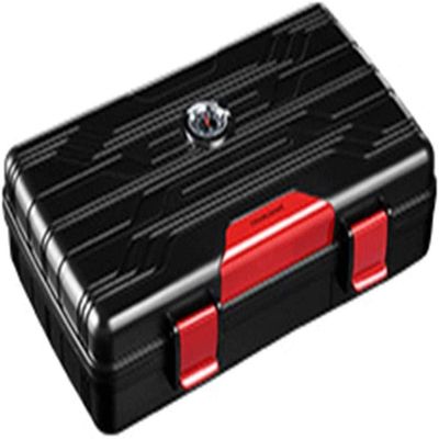 HongLianRiven Cigar Box Humidor Cigar Cigar Humidification Box Cigar Pine Wood Storage Cigar Case Cigar Storage Box Display Box (Color : Red, Size : 23.514.56.5cm)
