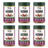 Pereg Mixed Spices - Kabab (4.25 Oz x 6 Pack) Kabab Seasoning with Paprika, Black Pepper, Garlic, Coriander & Cumin, Spice Mix for Doner, Adana, Shish Kabab | Non-GMO Verified | Mixed Spice Kabab Jar view 1