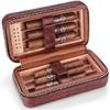HongLianRiven Cigar Box Humidor Cigar Box, Cigar Humidor Travel Portable 6 Sticks Sealed Lining Cedar Wood view 1