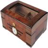 HongLianRiven Cigar Box Humidor Cigar Humidor Cigar Case Cigar Travel Case Cedar Wood Cigar Humidor with Hygrometer view 1