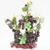 Vintage Chinese Carved Semi Precious Stone Grapes Bonsai Tree # 2016 view 1