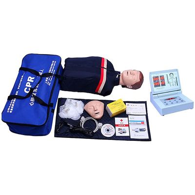 ZCBYBT CPR Artificial Respiration Teaching Dummy Medical First Aid Skills Training Teaching Aid with Counting, Pressing Display, and Blowing Display Functions