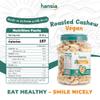 Hansia Roasted Cashew VEGAN, Dry Roasted Unsalted Superfood, Fresh, Healthy, Low Sodium Snacks, Rich of Protein & Natural Fiber, Protein, Vitamin and Iron (Roasted Cashew , 1 Pound (Pack of 1)) view 2