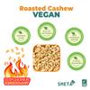 Hansia Roasted Cashew VEGAN, Dry Roasted Unsalted Superfood, Fresh, Healthy, Low Sodium Snacks, Rich of Protein & Natural Fiber, Protein, Vitamin and Iron (Roasted Cashew , 1 Pound (Pack of 1)) view 3